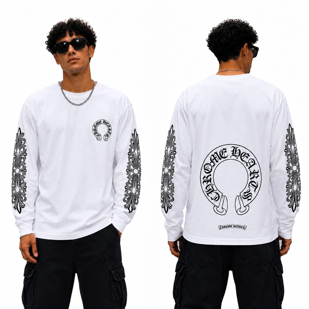 TRIKO CHROME HEARTS WHITE