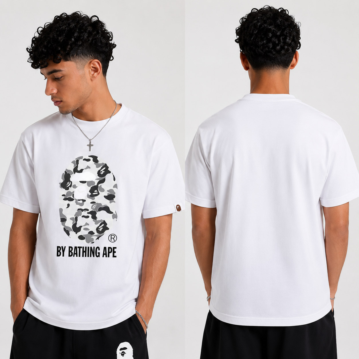 ABC CAMO BY BATHING APE GREY