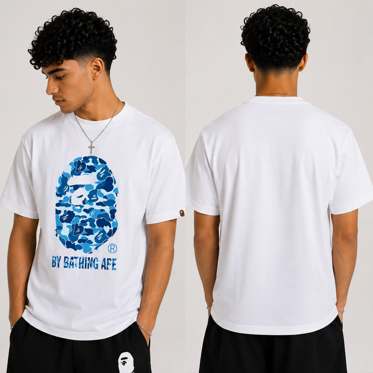 ABC CAMO BY BATHING APE BLUE