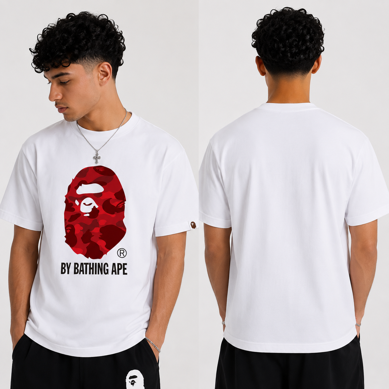 ABC CAMO BY BATHING APE RED