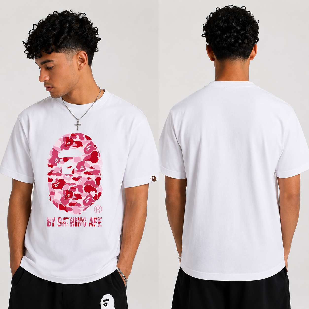 ABC CAMO BY BATHING APE PINK