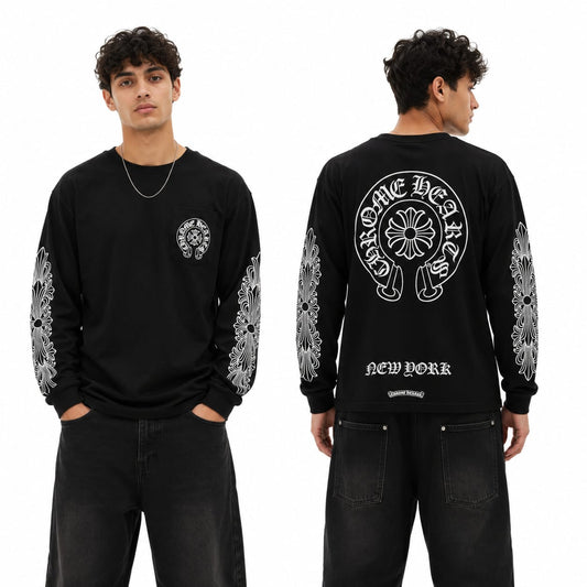 TRIKO CHROME HEARTS BLACK